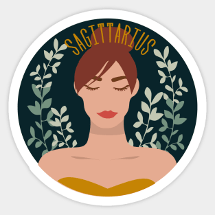 Sagittarius is the life of a party | Bohemian Style Sticker